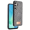 Mey İthalat®  Samsung Galaxy A56 Bright Simli Kapak - Gümüş