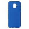 Mey İthalat®  Samsung Galaxy A6 2018 Kılıf First Silikon - Mavi