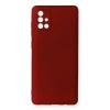Mey İthalat®  Samsung Galaxy A71 Kılıf First Silikon - Bordo