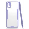 Mey İthalat®  Samsung Galaxy A71 Kılıf Platin Silikon - Lila