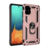 Mey İthalat®  Samsung Galaxy A71 Kılıf Sofya Yüzüklü Silikon Kapak - Rose