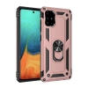 Mey İthalat®  Samsung Galaxy A71 Kılıf Sofya Yüzüklü Silikon Kapak - Rose