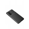 Mey İthalat®  Samsung Galaxy A72 Kılıf Auto Focus Karbon Kapak - Siyah