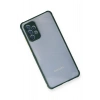 Mey İthalat®  Samsung Galaxy A72 Kılıf Miami Şeffaf Silikon - Koyu Yeşil