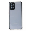 Mey İthalat®  Samsung Galaxy A72 Kılıf Miami Şeffaf Silikon - Siyah