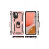 Mey İthalat®  Samsung Galaxy A72 Kılıf Sofya Yüzüklü Silikon Kapak - Rose