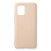Mey İthalat®  Samsung Galaxy A91 / S10 Lite Kılıf Nano içi Kadife Silikon - Pudra