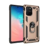 Mey İthalat®  Samsung Galaxy A91 / S10 Lite Kılıf Sofya Yüzüklü Silikon Kapak - Gold