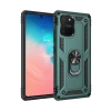 Mey İthalat®  Samsung Galaxy A91 / S10 Lite Kılıf Sofya Yüzüklü Silikon Kapak - Yeşil
