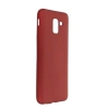 Mey İthalat®  Samsung Galaxy J6 Kılıf First Silikon - Bordo