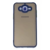Mey İthalat®  Samsung Galaxy J7 Kılıf Montreal Silikon Kapak - Lacivert