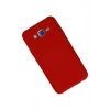 Mey İthalat®  Samsung Galaxy J7 Kılıf Nano içi Kadife Silikon - Kırmızı