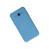 Mey İthalat®  Samsung Galaxy J7 Kılıf Nano içi Kadife Silikon - Mavi