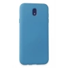 Mey İthalat®  Samsung Galaxy J7 Pro / J730 Kılıf Nano içi Kadife Silikon - Mavi
