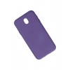 Mey İthalat®  Samsung Galaxy J7 Pro / J730 Kılıf Nano içi Kadife Silikon - Mor