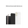 Mey İthalat®  Samsung Galaxy M15 Kılıf Volet Silikon - Mor