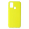 Mey İthalat®  Samsung Galaxy M31 Kılıf Nano içi Kadife Silikon - Sarı