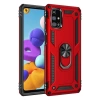 Mey İthalat®  Samsung Galaxy M31S Kılıf Sofya Yüzüklü Silikon Kapak - Kırmızı