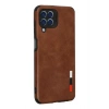 Mey İthalat®  Samsung Galaxy M33 Kılıf Loop Deri Silikon - Kahverengi