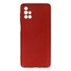 Mey İthalat®  Samsung Galaxy M51 Kılıf First Silikon - Bordo
