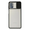 Mey İthalat®  Samsung Galaxy M51 Kılıf Palm Buzlu Kamera Sürgülü Silikon - Siyah