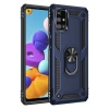 Mey İthalat®  Samsung Galaxy M51 Kılıf Sofya Yüzüklü Silikon Kapak - Lacivert