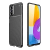 Mey İthalat®  Samsung Galaxy M52 5G Kılıf Auto Focus Karbon Kapak - Siyah