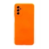 Mey İthalat®  Samsung Galaxy M52 5G Kılıf Nano içi Kadife Silikon - Turuncu