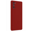 Mey İthalat®  Samsung Galaxy Note 20 Kılıf First Silikon - Bordo