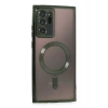 Mey İthalat®  Samsung Galaxy Note 20 Ultra Kılıf Kross Magneticsafe Kapak - Koyu Yeşil
