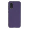 Mey İthalat®  Samsung Galaxy S20 Kılıf Nano içi Kadife Silikon - Mor