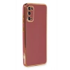 Mey İthalat®  Samsung Galaxy S20 Kılıf Volet Silikon - Kırmızı