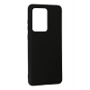 Mey İthalat®  Samsung Galaxy S20 Ultra Kılıf Nano içi Kadife Silikon - Siyah