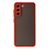 Mey İthalat®  Samsung Galaxy S21 FE Kılıf Montreal Silikon Kapak - Kırmızı