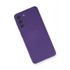 Mey İthalat®  Samsung Galaxy S21 Kılıf Nano içi Kadife Silikon - Mor