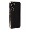 Mey İthalat®  Samsung Galaxy S21 Kılıf Volet Silikon - Siyah