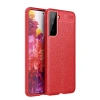 Mey İthalat®  Samsung Galaxy S21 Plus Kılıf Auto Focus Kapak - Kırmızı