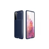 Mey İthalat®  Samsung Galaxy S21 Plus Kılıf Auto Focus Karbon Kapak - Lacivert