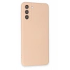 Mey İthalat®  Samsung Galaxy S21 Plus Kılıf Nano içi Kadife Silikon - Pudra