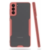 Mey İthalat®  Samsung Galaxy S21 Plus Kılıf Platin Silikon - Pembe
