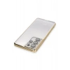 Mey İthalat®  Samsung Galaxy S21 Ultra Kılıf  Lensli Silikon - Gold