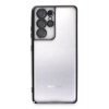 Mey İthalat®  Samsung Galaxy S21 Ultra Kılıf  Lensli Silikon - Siyah