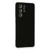Mey İthalat®  Samsung Galaxy S21 Ultra Kılıf Nano içi Kadife Silikon - Siyah