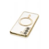 Mey İthalat®  Samsung Galaxy S22 Kılıf Kross Magneticsafe Kapak - Gold