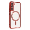 Mey İthalat®  Samsung Galaxy S22 Kılıf Kross Magneticsafe Kapak - Kırmızı