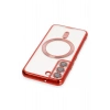 Mey İthalat®  Samsung Galaxy S22 Kılıf Kross Magneticsafe Kapak - Kırmızı