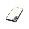 Mey İthalat®  Samsung Galaxy S22 Kılıf  Lensli Silikon - Siyah