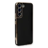 Mey İthalat®  Samsung Galaxy S22 Plus Kılıf Volet Silikon - Siyah