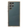 Mey İthalat®  Samsung Galaxy S22 Ultra Kılıf  Lensli Silikon - Gold