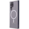 Mey İthalat®  Samsung Galaxy S22 Ultra Kılıf Magneticsafe Şeffaf Silikon - Şeffaf
